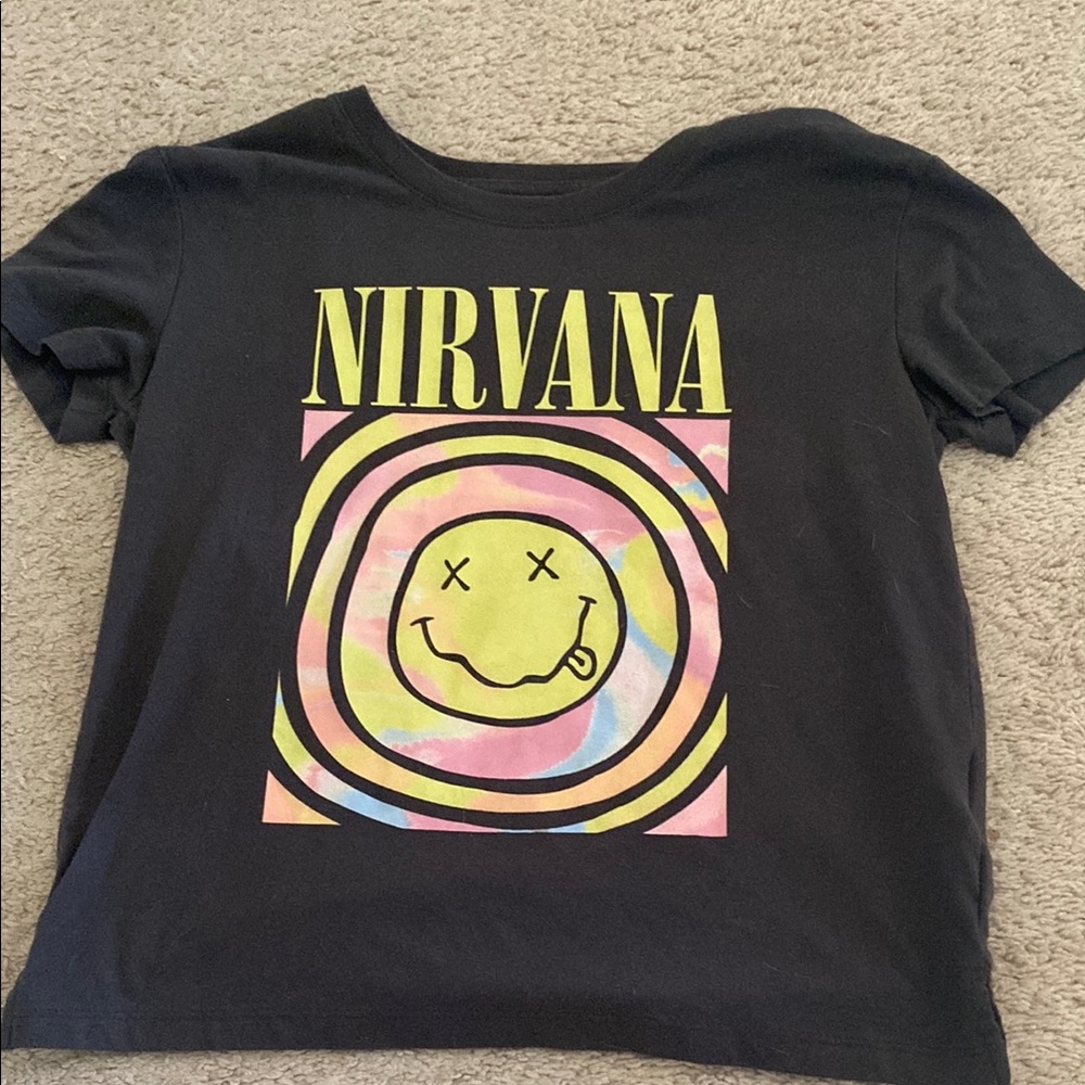 Nirvana Black Kids T-Shirt